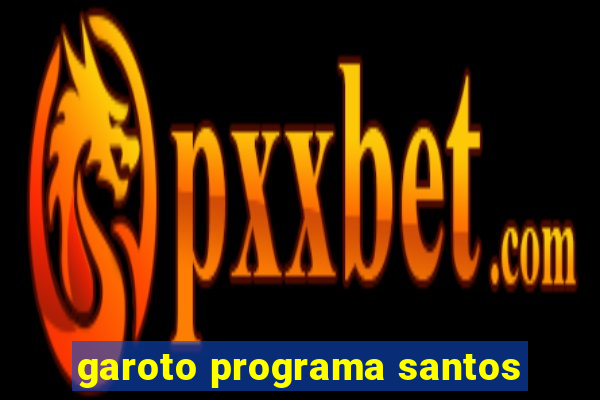 garoto programa santos